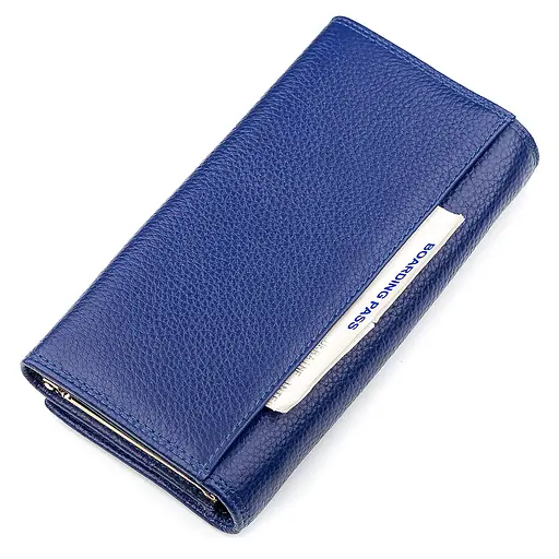 Жіночий шкіряний гаманець (S6001B) Boston 18.5х9.5х3 см acs0015661 - фото 5