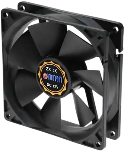 Вентилятор Titan TFD-9225L12Z Black (TFD-9225 L 12 Z) - фото 1