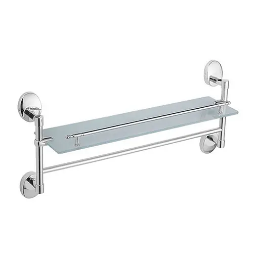 Полка с полотенцедержателем ZERIX 3307-4 (LL1438) - фото 1