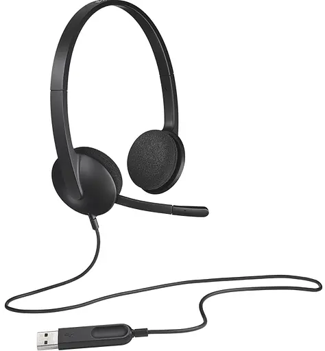 Гарнітура Logitech Stereo Headset H340 (5990386) - фото 3