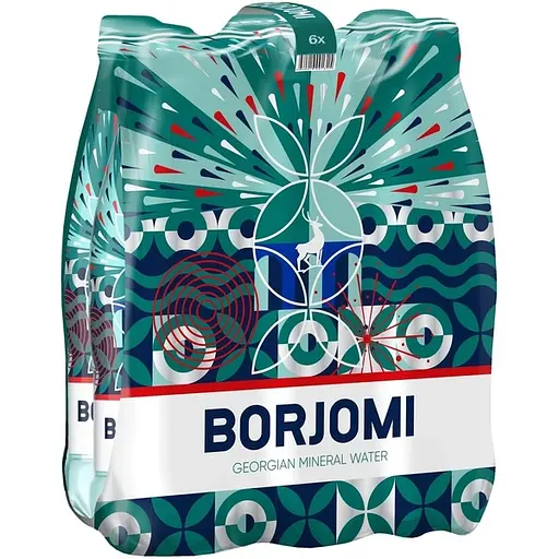 Мінеральна вода Borjomi 0.75 л 6 пляшок