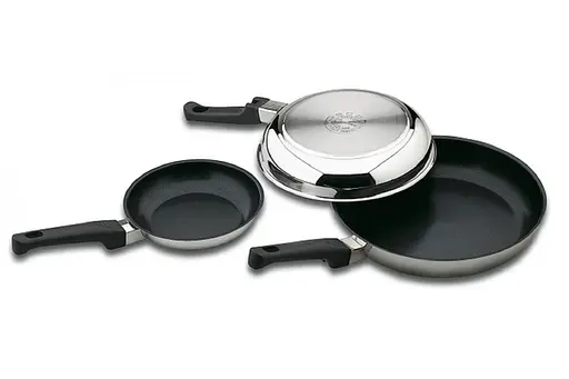 Набір сковорід Fagor з нержавіючої сталі з тефлоновим покриттям SIENA18-22-26