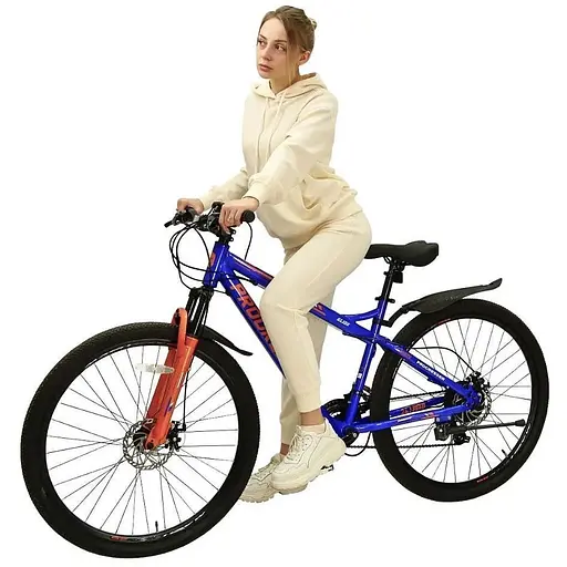 Електровелосипед PROGRESSER Glide P29, синій, колеса 29", 24-швидкісний, моторколісо 250W, аккумулятор 36V 6Ah (216Wh) - фото 1