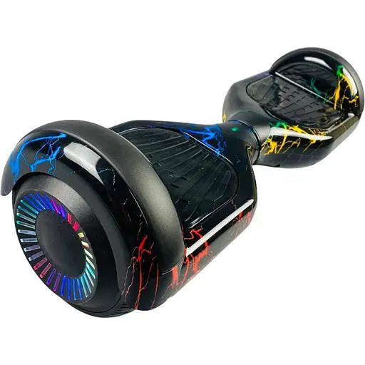 Гироборд Smart Balance Wheel U6 Premium 6.5" + LED Цветные Молнии