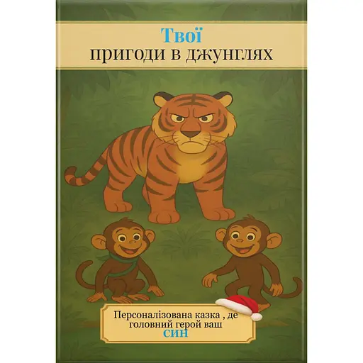 Твои приключения в джунглях. Персонализированная сказка для вашего сына - Анар Алекперов - фото 1