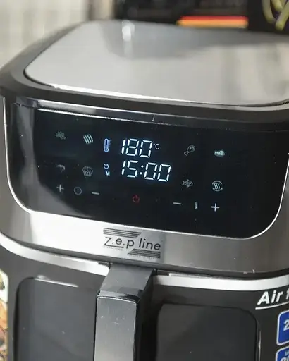 Аэрофритюрница безмасляная Zepline ZP-127 на 12л электрическая с сенсорным управлением 4000Вт - фото 6