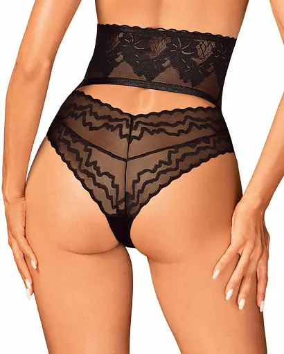 Трусики Obsessive Arienna XL/2XL (чорний) - фото 4