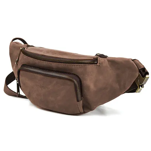 Шкіряна бананка Tarwa 14х36х8 см sum0025665 - фото 3