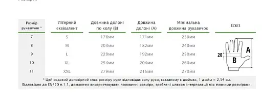 Рукавички захисні Bradas ROSE розмір 7 RWTR7 - фото 3