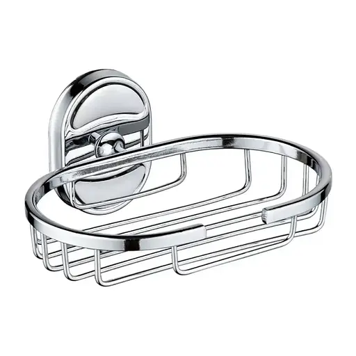 Мыльница хром с держателем Frap F1902-2 1/40, Хром - фото 1