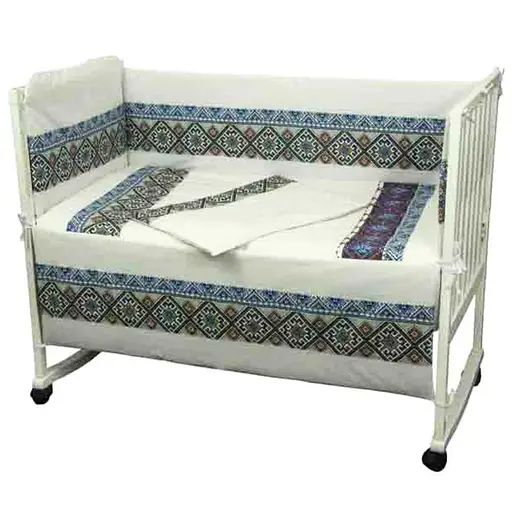 Постельный комплект в детскую кровать Руно Славяночка 60х120 см (977.02СУ_Синий)