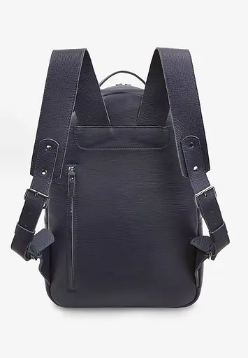 Шкіряний рюкзак Groove L синій Саф'яно - фото 4