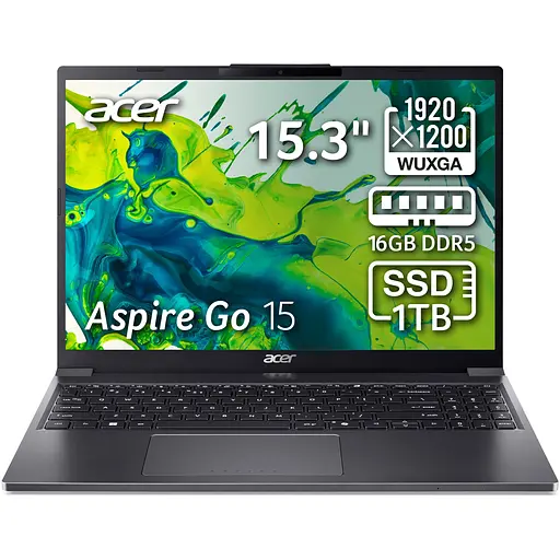 Ноутбук Acer Aspire Go 15 AG15-51P-79QH i7-1355U la 50GHz,15.3'',IPS,16GB DDR5,1TB,UHD,Без ОС - фото 3