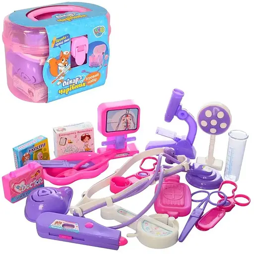 Комплект для рольової гри Лікар 812374/5608 з медичними інструментами