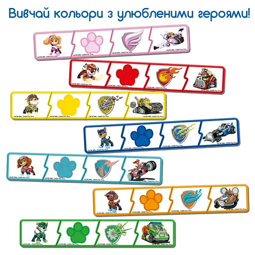 Набір магнітів Щенячий патруль Вивчаємо кольори Magdum ML4034-21, 28 магнітів - фото 3