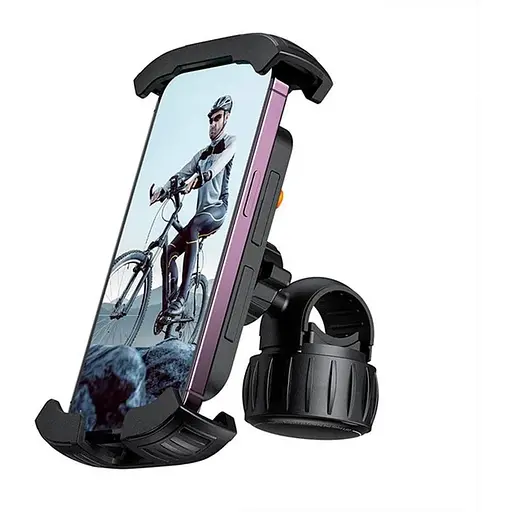 Холдер Baseus QuickGo Series Bike Phone Mount Черный - фото 1