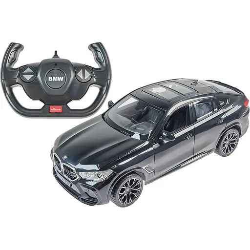 Машинка Rastar BMW X6 1:14 Чорний - фото 2