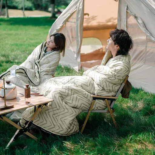 Літній спальний мішок Naturehike DP100 CNK2300SD012 (210х80см) Бежевий - фото 6