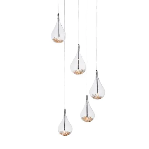 Подвесной светильник Zuma Line P0226-05B-F4RK PERLE - фото 1