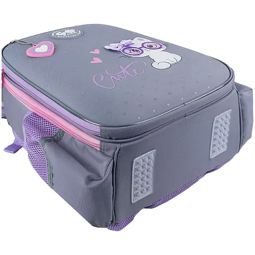 Рюкзак GoPack Education 165S Cute Cat Чорно-сірий (GO26-165S-3) - фото 8