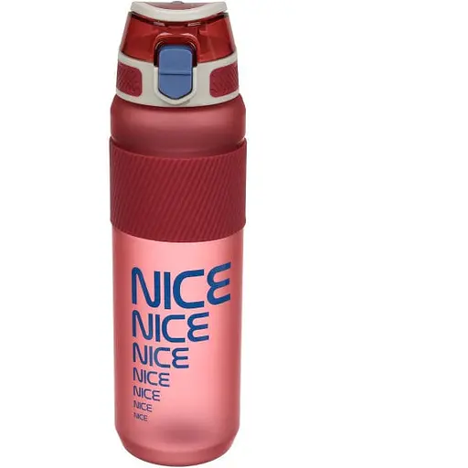 Пляшка для води спортивна Laprida Soft-touch 1000 мл бордова (67-5190)