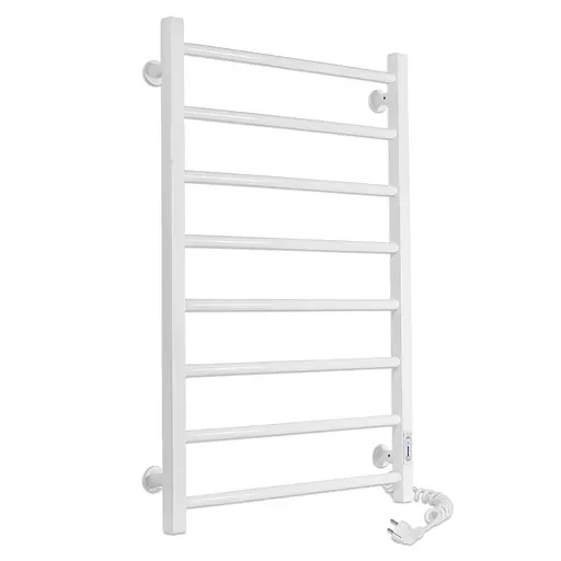 Электрический полотенцесушитель Laris Зебра Альфа ЧФ8 500x800 Э правый R3 77700074, Белый, Правое, Электронный - фото 1