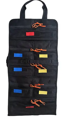 Автомобільна Аптечка з відривним підсумком Чорна - фото 1