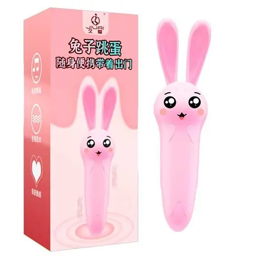 Вібратор для клітора Зайчик - Рожевий - Вібратори - фото 1