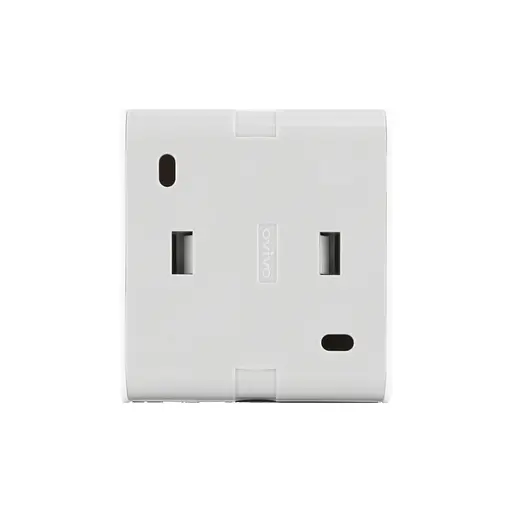 Розетка Ovivo Electric Nivo, одинарна з заземленням, накладна, біла - фото 5