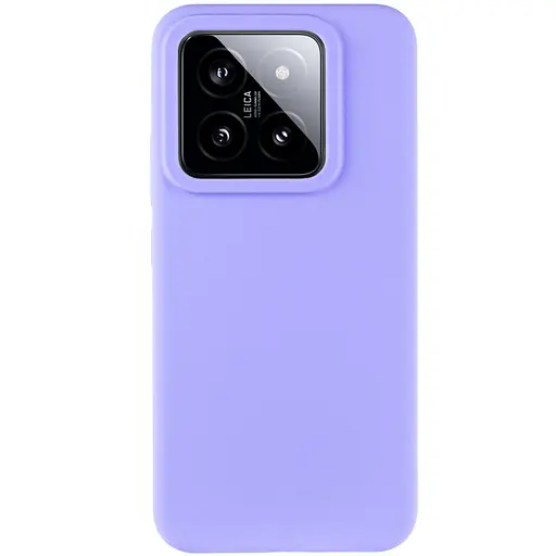 Чохол Silicone Cover Lakshmi (AAA) для Xiaomi 14 Pro Бузковий / Dasheen - фото 2