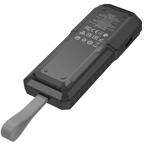 Портативний ЗП Power Bank BOROFONE BJ54 Graceful 22.5W+PD20W 10000 mAh Black - фото 4