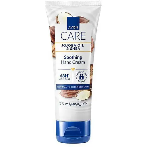 Крем для рук Avon з оліями жожоба і ши 75 мл (494693388) - фото 1