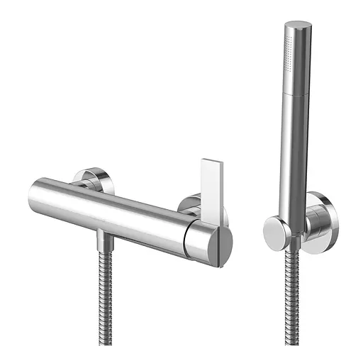 Смеситель для душа Kohlman Dexame chrome настенный KPL-QW120D Хром - фото 1