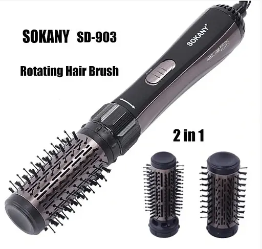 Вращающаяся фен-щетка Sokany SD-903 1000Вт - фото 2