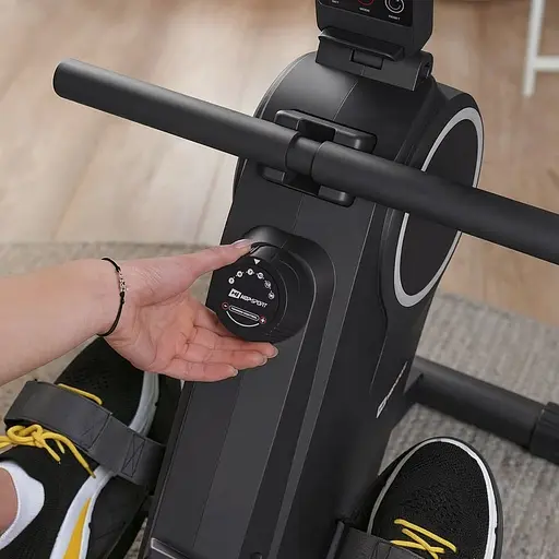 Гребний тренажер Hop-Sport Creek магнітний HS-055R чорний - фото 8