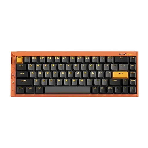 Клавиатура MCHOSE Ace 68 Turbo Mount Tai Magnetic Switch GT Galaxy Orange - фото 1