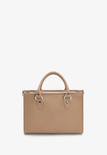 Жіноча шкіряна сумка Fancy карамель краст - фото 4