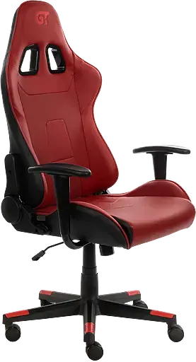 Геймерское кресло GT Racer черное с красным (X-2317 Black/Wine Red) - фото 2