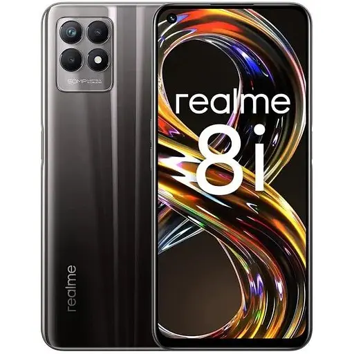 Смартфон Realme 8i 4/64GB Space Black NFC (Global)