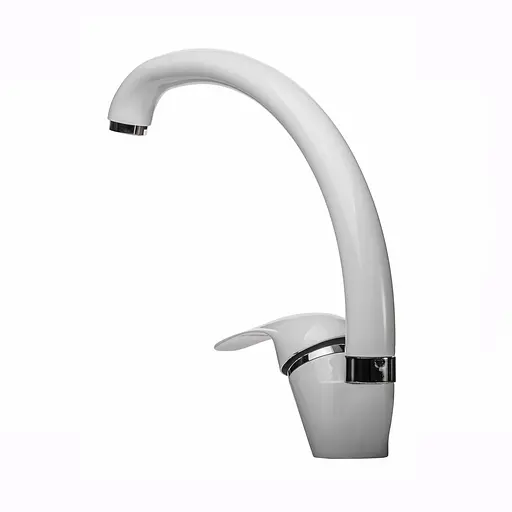 Смеситель для кухни EcoMix GEZ-White-103S Белый - фото 2