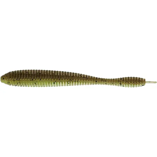 Силікон Reins Bubbling Shaker 3" B08 Green Pumpkin Chart Melon (11 шт/уп)