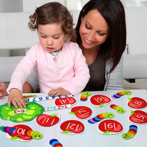 Развивающая игра для детей "Фруктовая математика" Magdum ME5032-15, 2в1 фетровые детали - фото 5