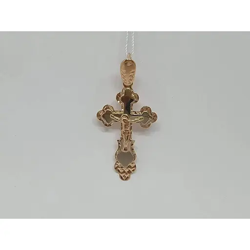 Золотой крестик Tango. Распятие Христа. 210123 - фото 4