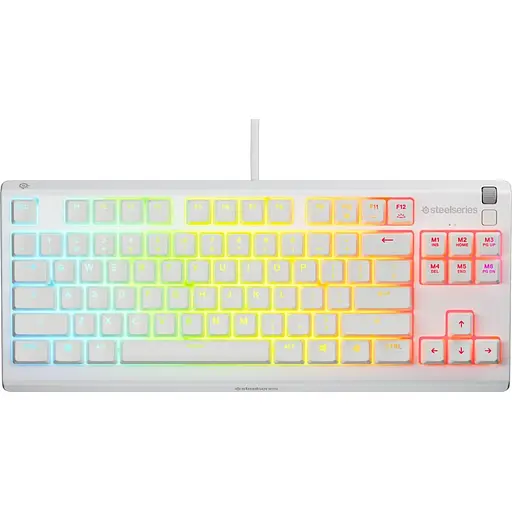Клавиатура SteelSeries Apex 3 TKL UA White (64819) - фото 1