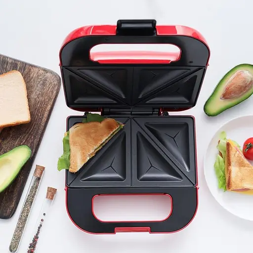 Електрична бутербродниця Magio MG-376 з антипригарним покриттям - фото 5