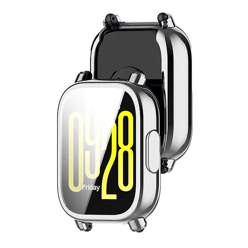 Защитный чехол Tamister для смарт-часов Redmi Watch 5 Active / Lite серебристый - фото 3