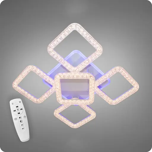 Люстра світлодіодна 517 Dlight 3color з пультом 135Вт Білий (01784) - фото 2