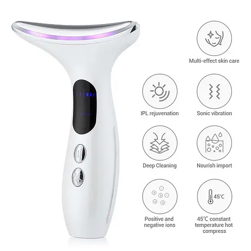 Микротоковый массажер Neck Beauty Device для шеи и лица - фото 3