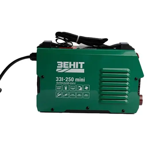 Сварочный аппарат инверторный Зеніт ЗЗИ-250 mini 30-250А 5.1 кВА 220 В Hot start VRD (873415) - фото 5