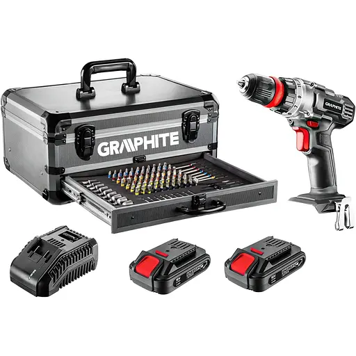 Шурупокрут-дриль акумуляторний Graphite Energy + (58G022-PS15)
